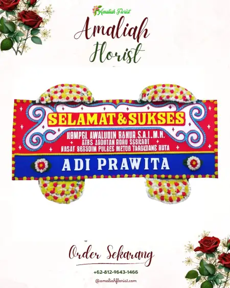 Papan Bunga Ucapan Selamat Buluran Kenali